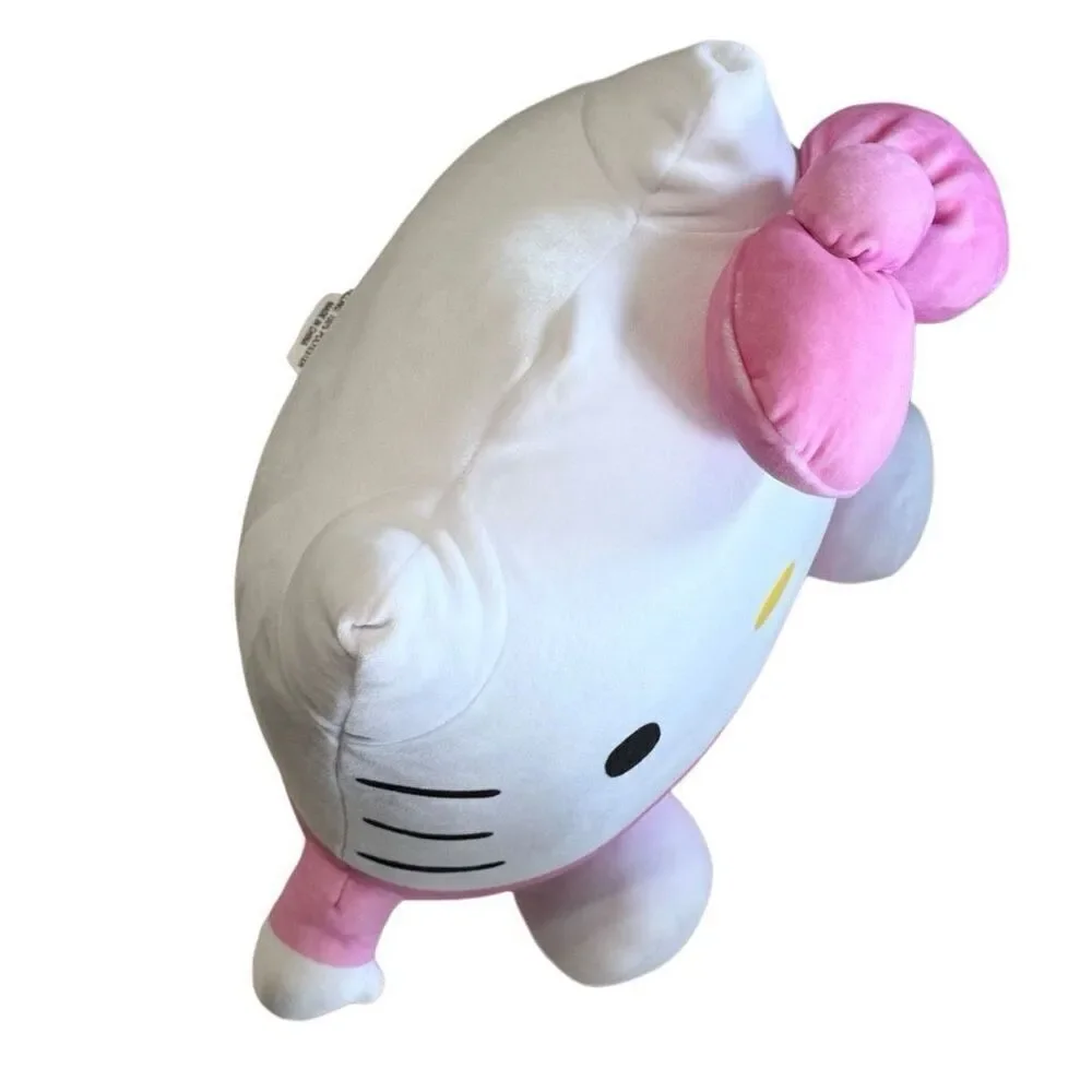 Hello Kitty Plush Cuddle Pillow Buddy - Pink Sanrio Bedtime Companion NWT
